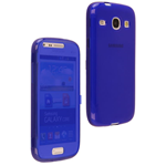 Custodia in TPU Blu e Flip per Samsung Galaxy Core i8260