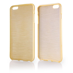 Custodia in TPU Effetto Metallico Oro Apple iPhone 6 5.5" Plus/iPhone 6s 5,5" Plus