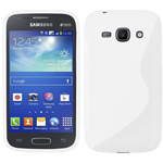 Custodia in TPU Bianco S-Line per Samsung Galaxy Ace 3 / S7275