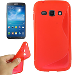 Custodia in TPU Rosso S-Line per Samsung Galaxy Ace 3 / S7275
