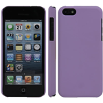 Custodia in PVC Gommato Viola per Apple iPhone 5C