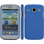Custodia in PVC Gommato Blu per Samsung Galaxy Core i8260