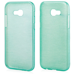 Custodia TPU Effetto Metallico Verde, Samsung Galaxy A5 2017 SM-A520, Antigraffio Antiurto