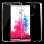Custodia TPU Ultrasottile Trasparente Fronte/Retro per LG G3 D855 Ultra Protettiva