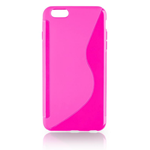Custodia in TPU S-Line Fucsia per Apple iPhone 6 Plus