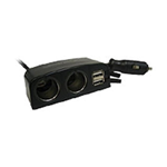 Caricabatterie da Auto Doppia Accendisigari e doppia USB Mediacom ME-USBC2U2