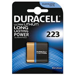 1 Batteria Litio Fotocamera 223 6v Duracell DL223/EL223AP/CR-P2