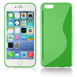 Custodia in TPU S-Line Verde per Apple iPhone 6 Plus
