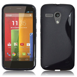 Custodia in TPU S-Line Nero per Motorola Moto G / XT937C / XT1028