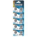 10 Batteria bottone 1,5v (AG10) LR54, LR1130, 189 ExtraStar
