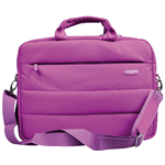 Borsa Notebook Portatili da 10.2'' a 16'' Viola Scomparti Imbottiti Tasche con Zip Maniglia e Cinghia a Spalla Torino MI-NBTO56V