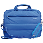 Borsa Notebook Portatili da 10.2'' a 13.3'' Blu Scomparti Imbottiti Tasche con Zip Maniglia e Cinghia a Spalla Torino MI-NBTO13B