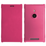 Custodia in PVC e Ecopelle Fucsia per Nokia Lumia 925