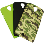 3 Custodie in PVC 1 Mimetica, 1 Verde, 1 Nera per Mediacom PhonePad Duo G550