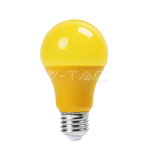 Lampada Goccia Giallo A60 LED E27 9W/50W 570LM VT-2000 3000K V-TAC SKU-7342 Luce Bianca Calda