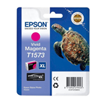 Cartuccia C13T15734010 T1573 Magenta Vivido XL Originale 25.9ml per Epson Stylus Photo R3000