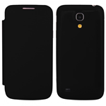 Custodia in PVC e Ecopelle Nera Flip Cover per Huawei Y320