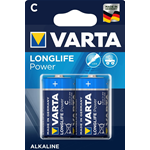 2 Batterie C, Baby, 4114, Mezza Torcia, LR14, MN1400, 1,5v Alkalina Varta