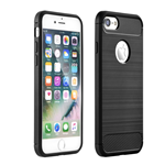 Custodia Forcell Carbon Nero Apple iPhone 7 / 8 Ultra Protettiva