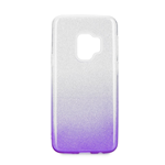 Custodia TPU Forcell Shining Brillantinata Trasparente / Viola Samsung Galaxy S9 SM-G960F