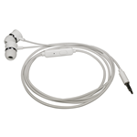 Cuffia auricolare stereo In-Ear e microfono Mediacom Ergo M-HSPU700W Headset Bianco