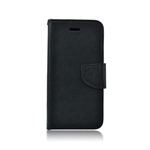 Custodia Flip Case Libro Magnetico Ecopelle Nero per Huawei P Smart + PLUS