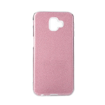 Custodia TPU Forcell Shining Brillantinata Trasparente / Rosa Samsung Galaxy J6+ Plus SM-J610FN