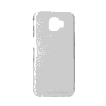 Custodia TPU Forcell Shining Brillantinata Trasparente / Argento Samsung Galaxy J6+ Plus SM-J610FN