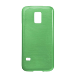 Custodia in TPU Effetto Metallico Verde per Samsung Galaxy S5 Mini G800F