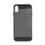 Custodia Forcell Carbon Nero Apple iPhone XS Max 6.5" Ultra Protettiva