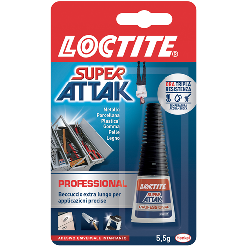 Adesivo Istantaneo LOCTITE SUPER ATTAK, con Beccuccio di