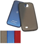 3 Custodie in TPU 1 Rossa, 1 Blu, 1 Nera per Mediacom PhonePad Duo G500