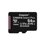 MEMORY CARD MICROSD 64GB UHS-I C10 KINGSTON CANVAS SELECT SDCS2/64GB