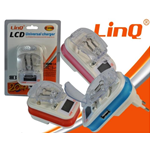 Caricabatterie de rete casa Universale con LCD e Pinzette per tutte le batterie ricaricabili IT-U500 Linq