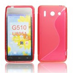 Custodia in TPU Rosso S-Line per Huawei G510 / U8951