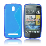 Custodia in TPU S-Line Blu per HTC Desire 500