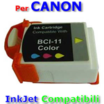 Cartuccia GCBJ-11C Colore conf. 3pz Compatibile/Rigenerata x Canon BJC-35V / 35VII / 50 / 70