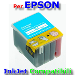 Cartuccia C13S02013840 - T138 Quadricolore Compatibile per Epson Stylus Color 300