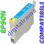 Cartuccia C13T080540 - T0805 Ciano Chiaro Compatibile Epson Stylus Photo R265 R360 RX560 ecc.