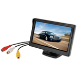 Monitor a colori TFT-LCD 3.5" doppia entrata video alimentazione a 12V