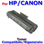 Toner C4092A / EP-22 Compatibile/Rigenerato per HP LaserJet 1100 / 3200 Canon LBP-1120 / LBP-800 / LBP-810