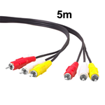 Cavo Audio video 3 x RCA M/M 5mt