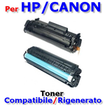 Toner Q2612A, FX-10, 0263B002 12A Canon 703 Compatibile/Rigenerato HP LaserJet 1010/1018/1020/3015/M1005mfp/M1319/Canon L100/MF 4010/MF 4100/MF 4270/MF 4320d