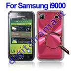 Custodia Crystall e Alluminio Red/Rossa Bulk x Samsung i9000 / Galaxy S