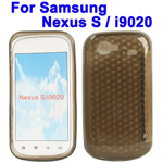 Custodia in TPU Nero Fumè per Samsung Nexus S / i9020