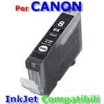 Cartuccia 0620B001 CLI-8B Nero Compatibile/Rigenerata Canon iP 4200 / iP 5200 / iP 6600D / MP 500 / MP 970