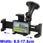Holder attacco Ventosa Car Holder Universale x GPS/ PSP/ PDA, Larghezza: 8.5-17,5cm