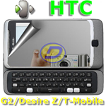 2xPellicola proteggischermo/antigraffio x HTC G2/Desire Z/T-Mobile (Mirror/Specchio)