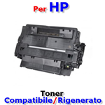 Toner CE255X Compatibile/Rigenerato HP Laserjet P 3015D / 3015DN / 3015X