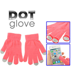 Guanti con punto per Touch Screen x iPhone 4 e 4S touch / iPad / iPod, BlackBerry, HTC e altri telefoni cellulari touch screen Pink/Rosa